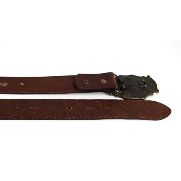 Joomi Joolz BUCKLE BROWN GENUINE LEATHER 1.5\